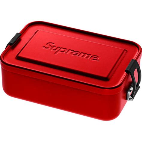 supreme sigg small metal box plus red|Supreme Sigg Small Metal Box Plus Red .